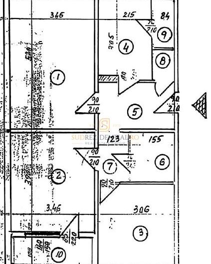 3 camere decomandat | Brancoveanu | Parter | Centrala proprie - Schiță 8