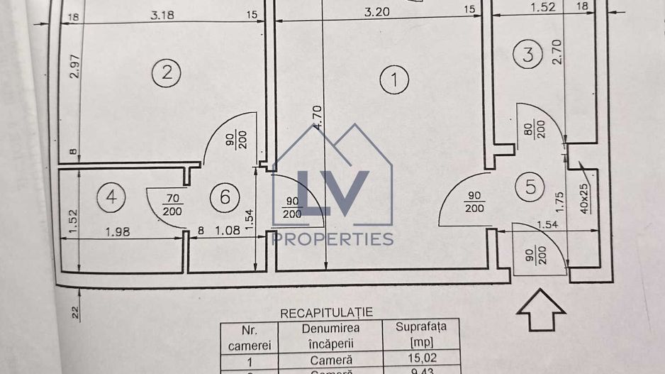 VANZARE APARTAMENT 2 CAMERE | DRUMUL TABEREI | FRIGOCOM - Schiță 7