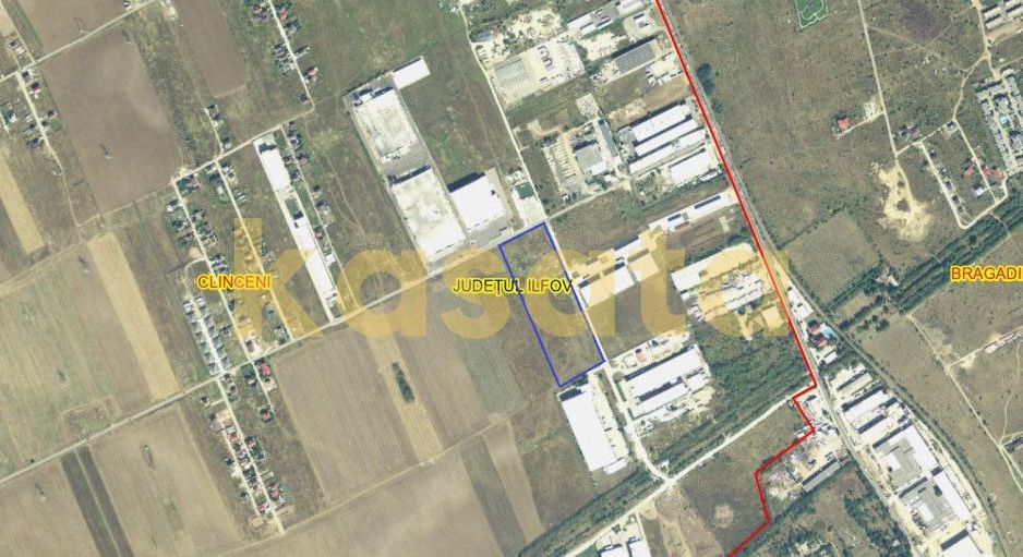 Teren industrial de vânzare 34,933Mp.– Clinceni, zonă Bragadiru - Poză 2