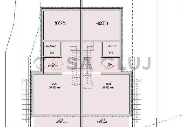 Teren cu Autorizație de Construire în Borhanci, Cluj-Napoca - Poză 3