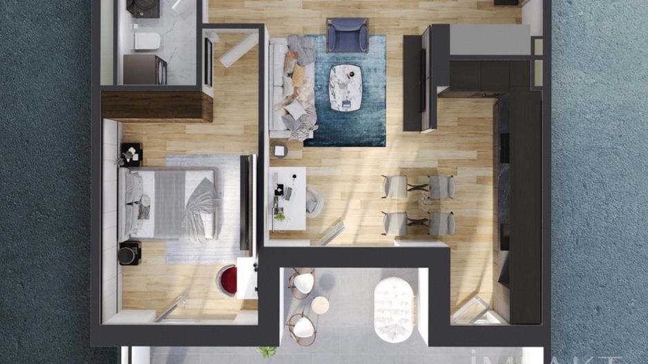 Apartament semidecomandat în ansamblu nou! - Poză 1