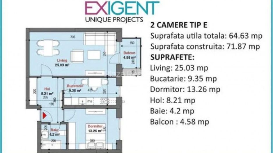 Apartament 2 camere+parcare Exigent Plaza Lujerului - Poză 17