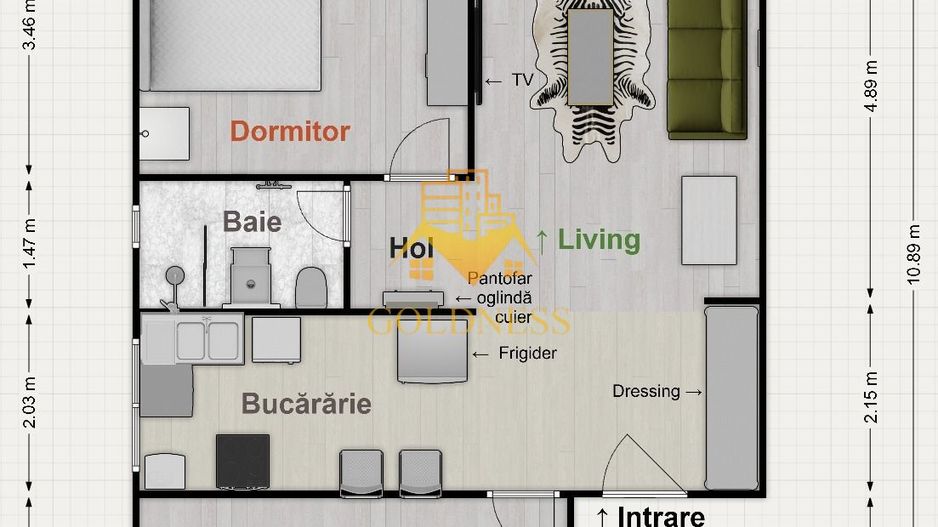 3 Camere Semidecomandate,Central,Horea,BT Arena,Facultatea de litere. - Poză 9