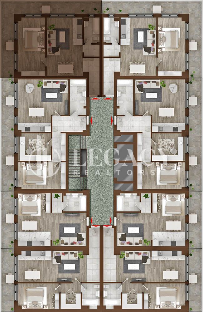 Apartament 2 camere, tip 4A, 4B, 5A, 5B - Copou Garden Residence - Poză 2