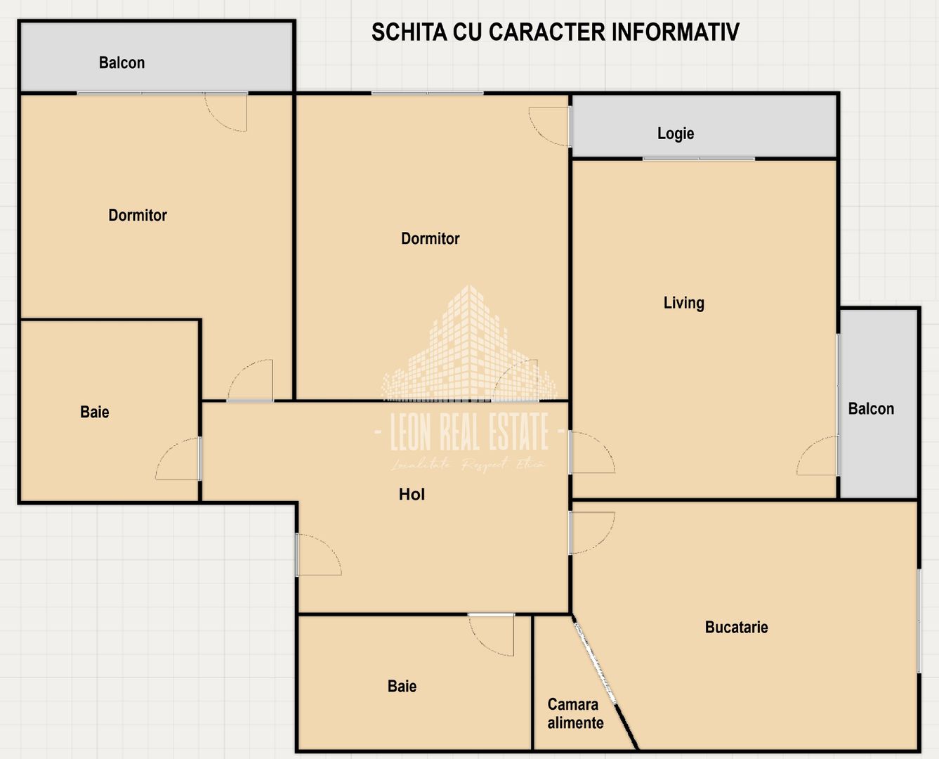 Apartament spatios 3 camere decomandate + 2 locuri de parcare in Baciu - Poză 2