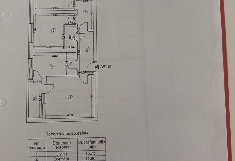 Apartament 3 camere de vânzare Exigent Plaza - faza 1 - Poză 13