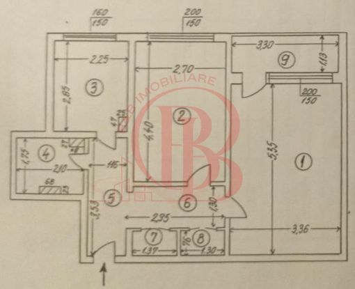 Apartament 2 Camere Bd. Theodor Pallady Metrou N. Grigorescu - Schiță 13