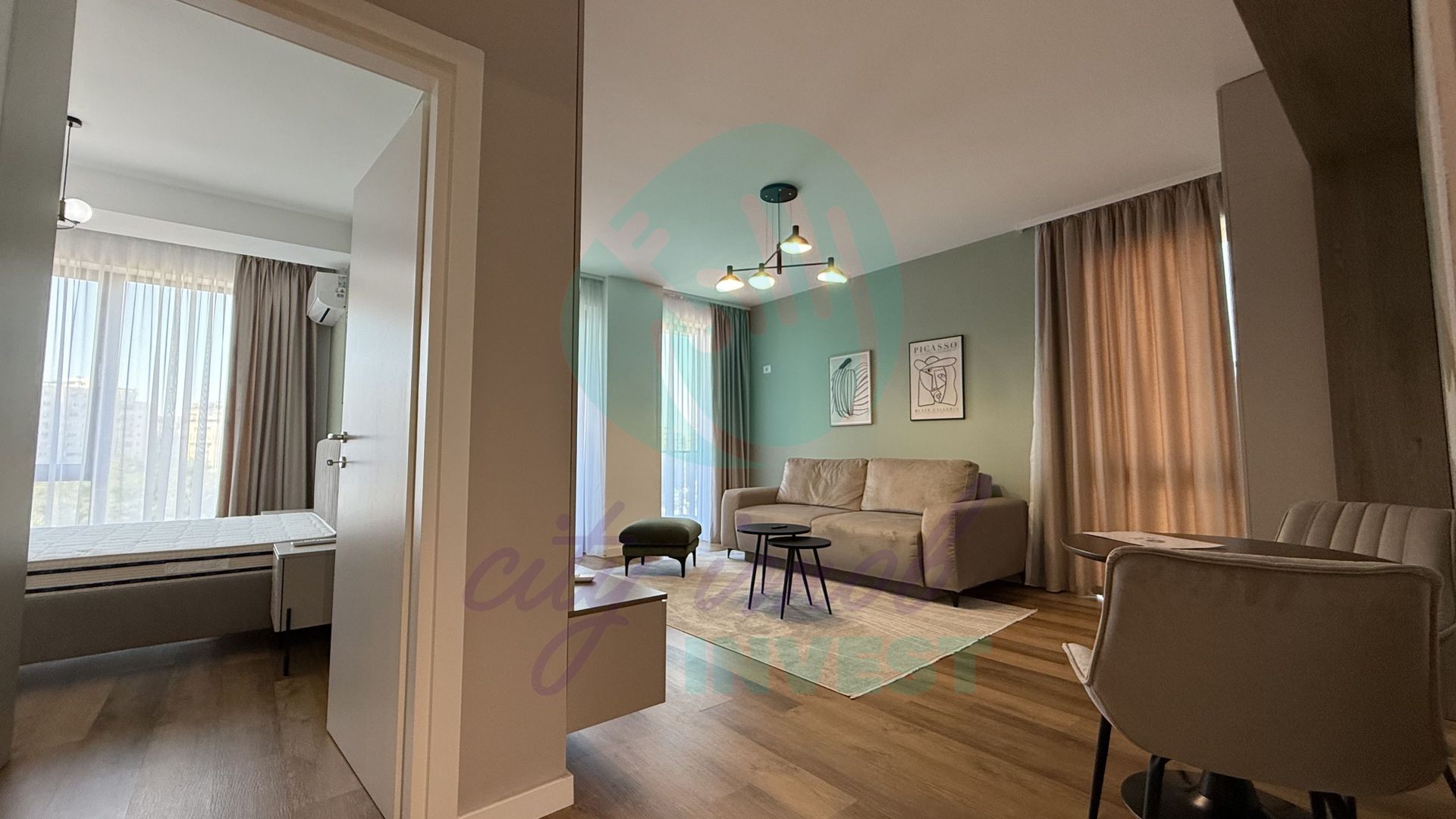 Apartament 2 camere bloc boutique cu loc de parcare, Piata Alba Iulia - Poză 13
