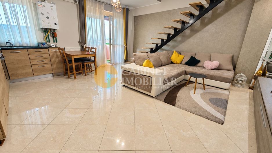 3 camere - mobilat & utilat - 77mp - tip DUPLEX - Poză 2