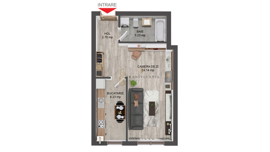 Studio 40 mp, Balcon, Zona Selimbar Comision 0 - Poză 1