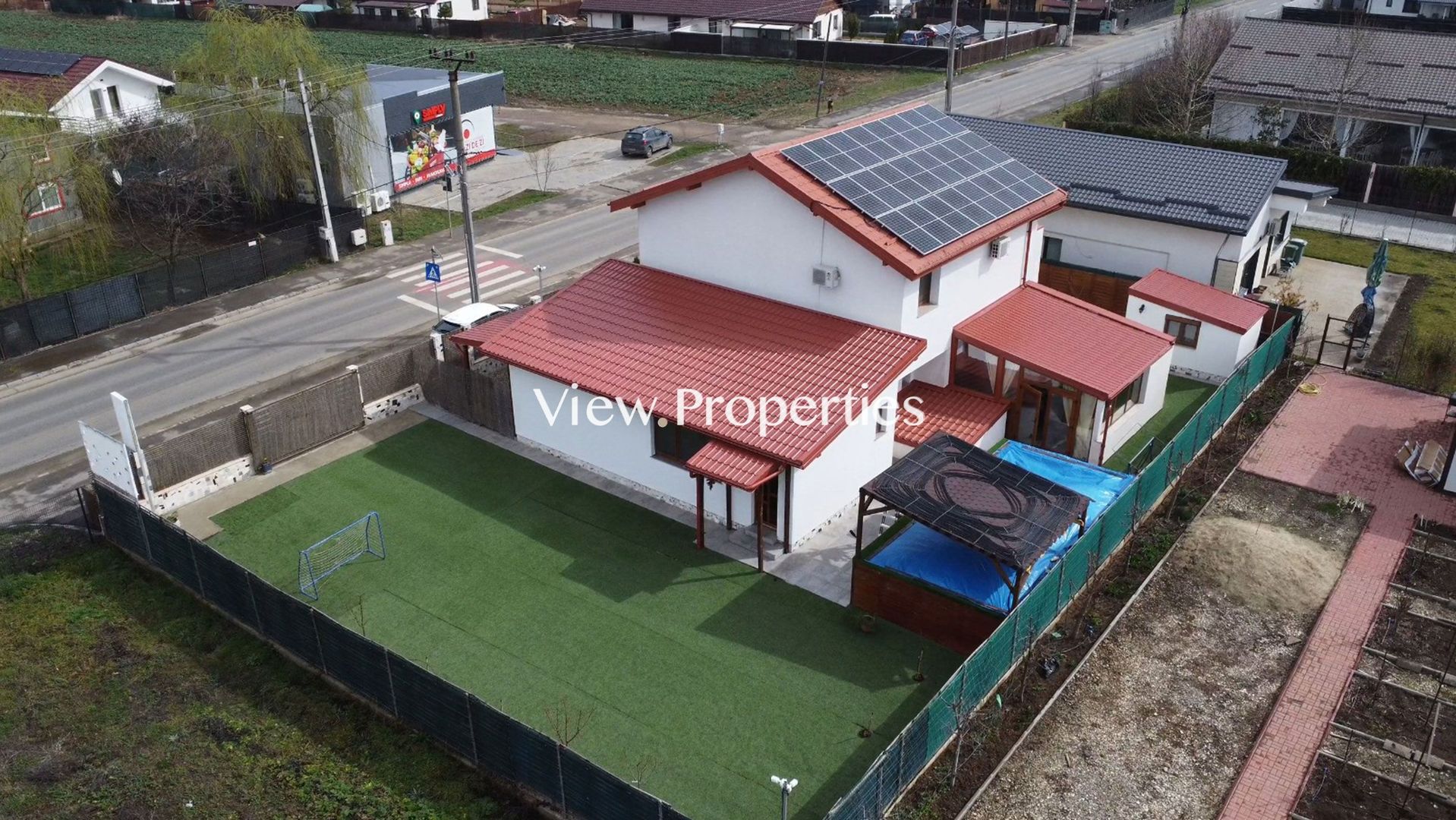 Balotești - Casă individuală + Spațiu comercial - Poză 1