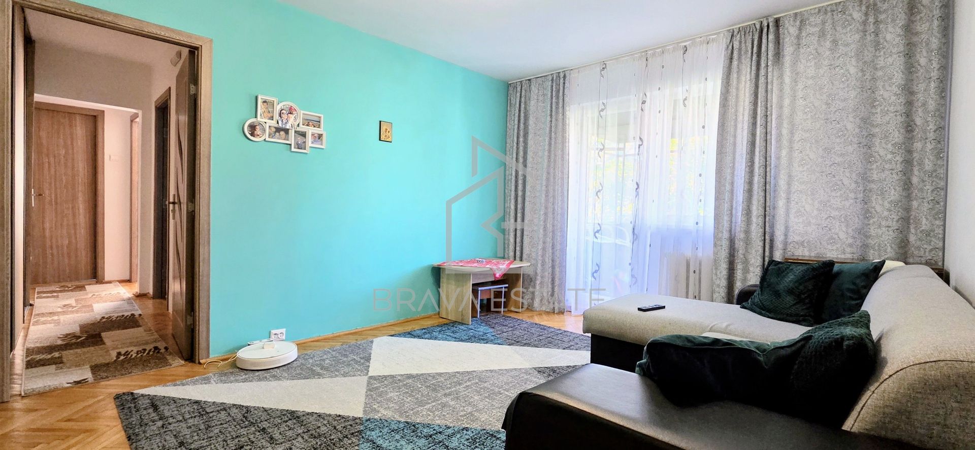Apartament 3 camere, semidecomandat, mobilat, balcon, Aleea Borșa - Poză 6