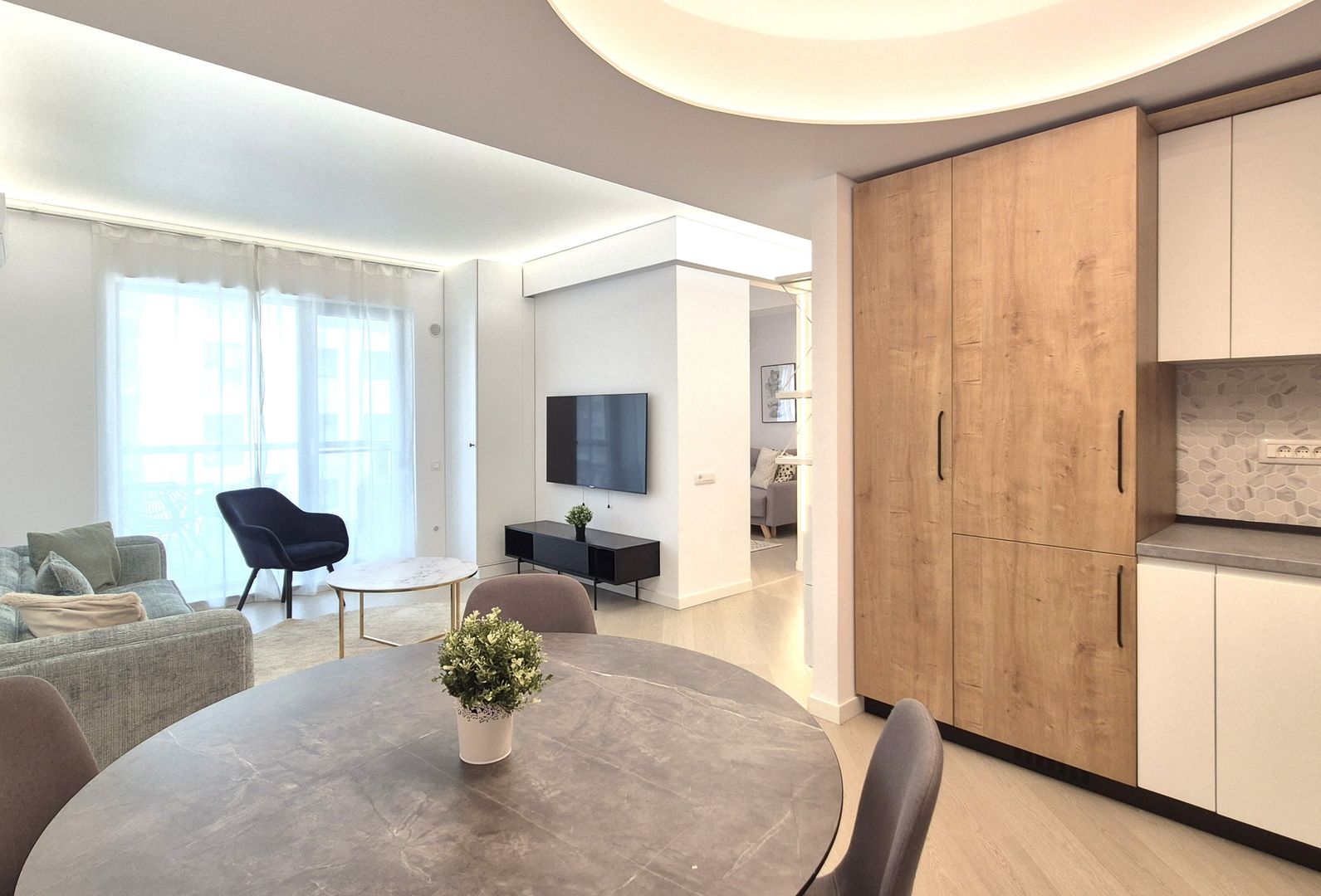 COMISION 0% - Apartament 3 camere premium Cortina North parcare subterana - Poză 6