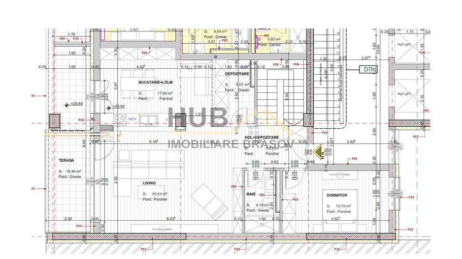 Penthouse pe 2 nivele zona Racadau | 158mp + terasa 30mp - Poză 12