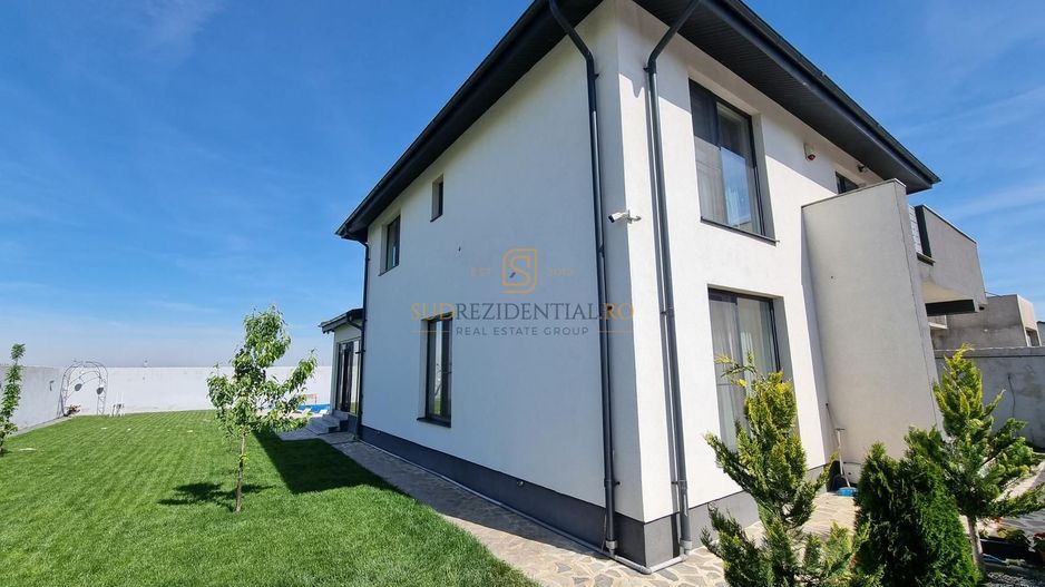 Vila individuala cu 5 camere si piscina, mobilata si utilata, Popesti - Poză 3