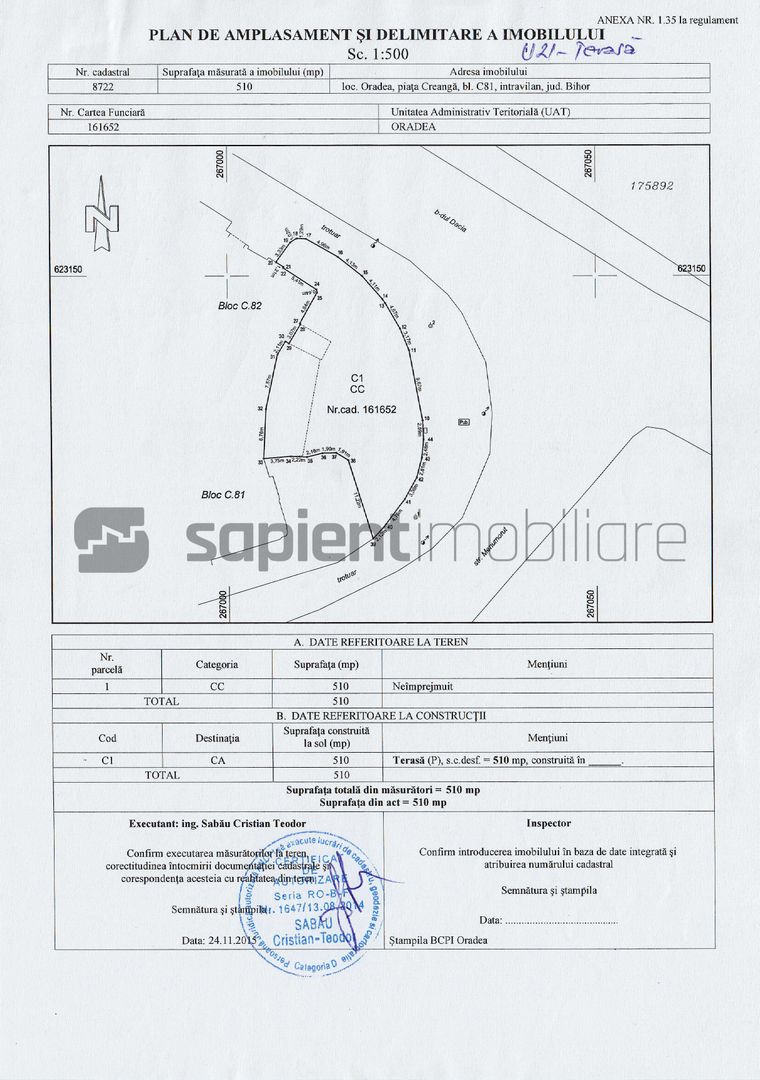 Sapient | Spațiu comercial + Teren _ Piața Ion Creangă, Oradea - Schiță 18