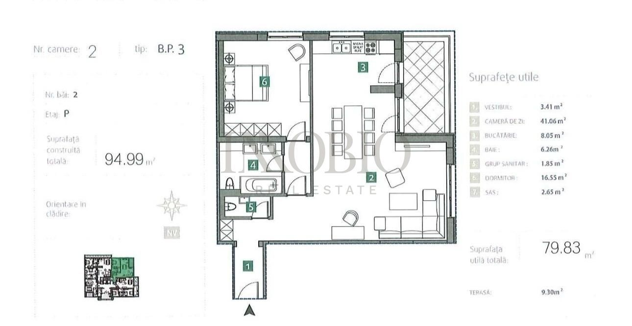 Apartament 2 camere - Băneasa Sisești - 0% comision - Poză 15