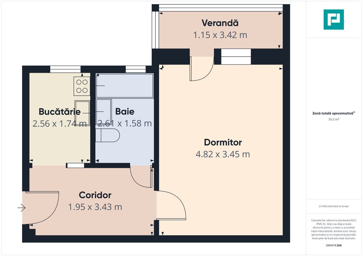 Apartament cu 1 cameră în Calea Buziașului - Poză 17