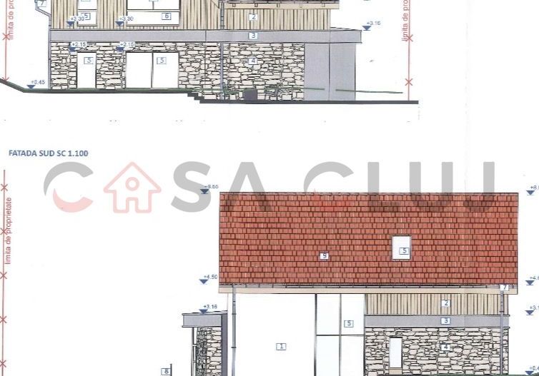 Teren cu autorizatie casa individuala, 600mp teren, Campenesti ! - Poză 3