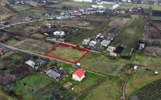 Teren intravilan construibil, 1.800 mp, acces la două drumuri, lângă E58, Scobinți - Poză 4