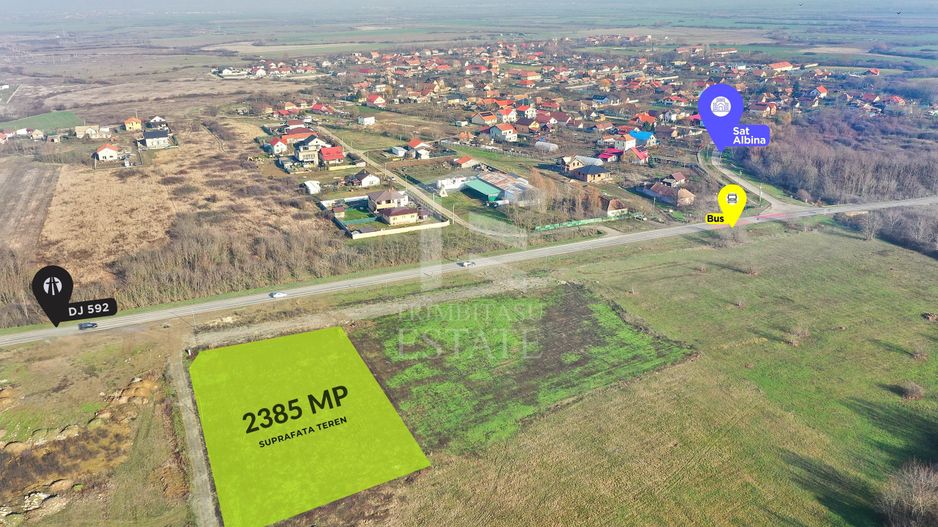 Vanzare | Teren industrial | 2385 MP | Apa Curent Canal | Mosnita Noua - Poză 3