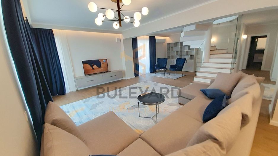 Penthouse de lux 150 mp utili + 200 mp terasa + 2 parcari subterane - Poză 2