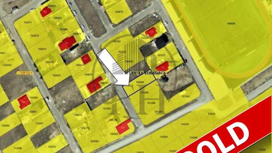 SOLD/ VANDUT  Teren intravilan de vanzare Cumpana - Poză 1