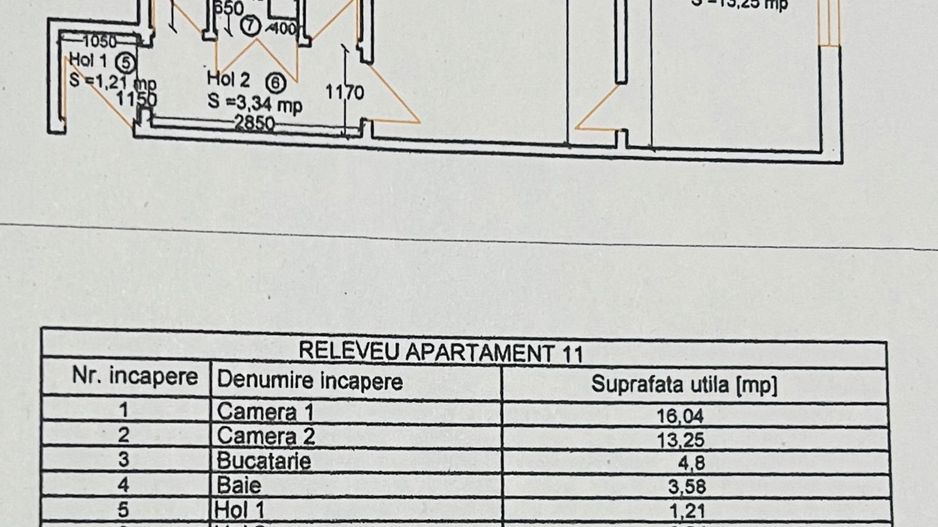 REZERVAT - Direct Proprietar | Apartament 2 camere - 42.8 mp | P-ta Doina | 0% - Poză 5