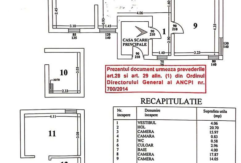 Apartament superb | Dorobanti | Curte | - Schiță 15