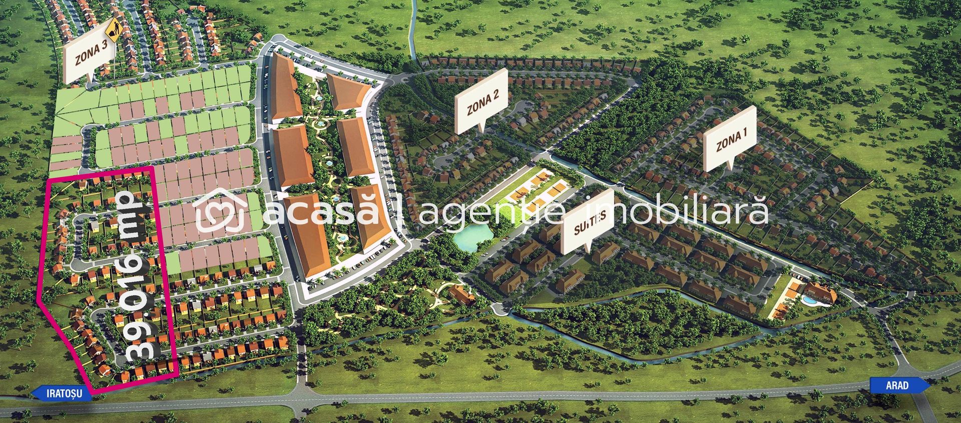 Teren de case lipit de Cartierul Westfield - Poză 3