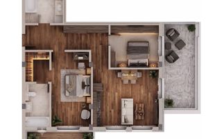 Apartamente 3 camere | Standarde NZEB | Comision 0 - Poză 2