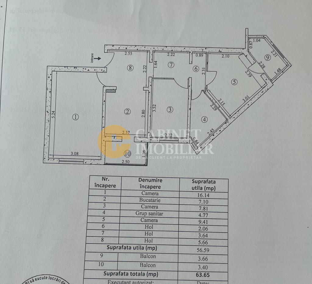 Galata-Lidl Apartament 3 camere decomandat - Poză 8