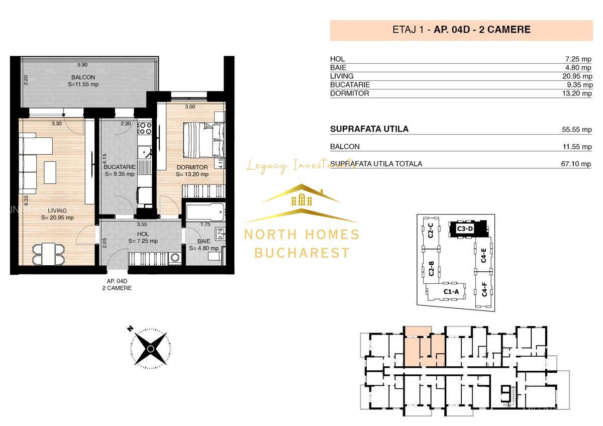 COMISON 0 -Apartament de vanzare -2 CAMERE -OMV PIPERA - Poză 1