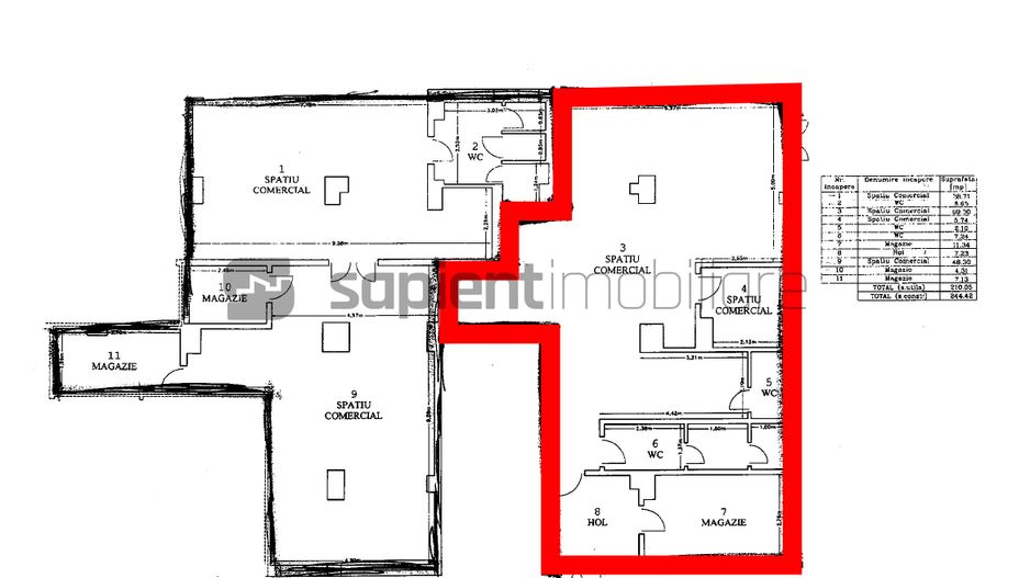 Sapient | Spațiu comercial _ str. Sovata, cart. Rogerius - Schiță 7