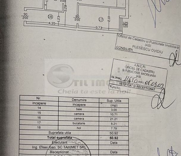 Apartament 2 camere, 51 mp + boxă, Tatarasi - Poză 7