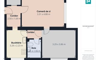 Apartament cu 2 camere  de investiții la Podgoria - Poză 6