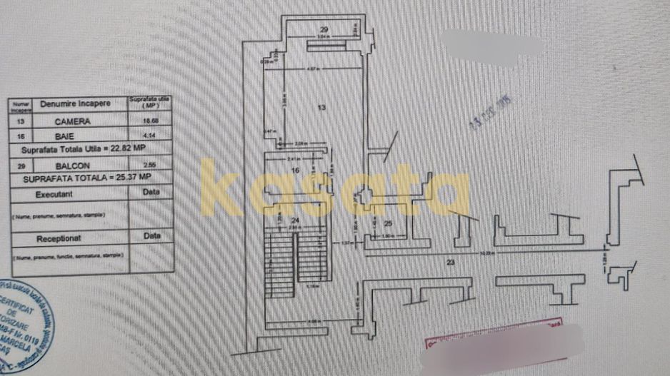 Garsonieră Parcul Verdi / Floreasca | Etaj 2 | Bloc nou - Schiță 15