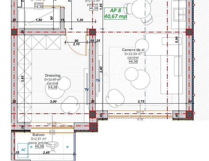 Etaj intermediar. Finisaje calitative. Loc de parcare. - Poză 6