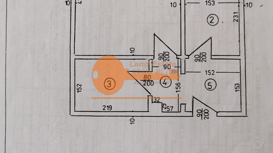 Garsonieră  decomandată cu centrala proprie – la 5 minute de metrou - Schiță 1