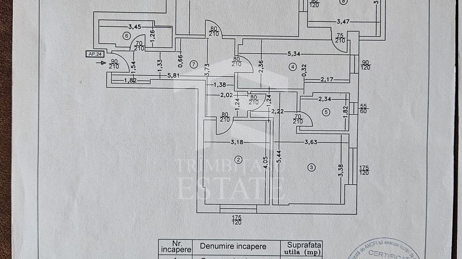 3 Camere Lux Theodor Pallady + Loc de Parcare Subteran - Schiță 29