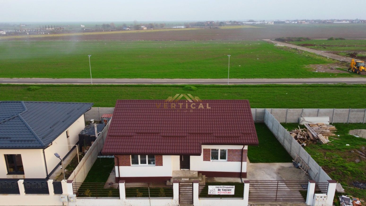 Casa parter cu 3 camere si teren 360 - comuna Berceni - Poză 1