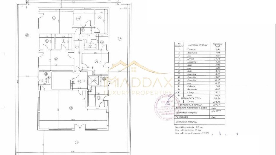 Penthouse exclusivist***169 mp// terasa 218 mp***zona de Nord - Poză 17