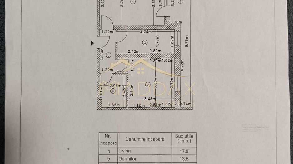 Apartament nou 2020 | Rahova | 2 camere | 112.000 e - Schiță 14