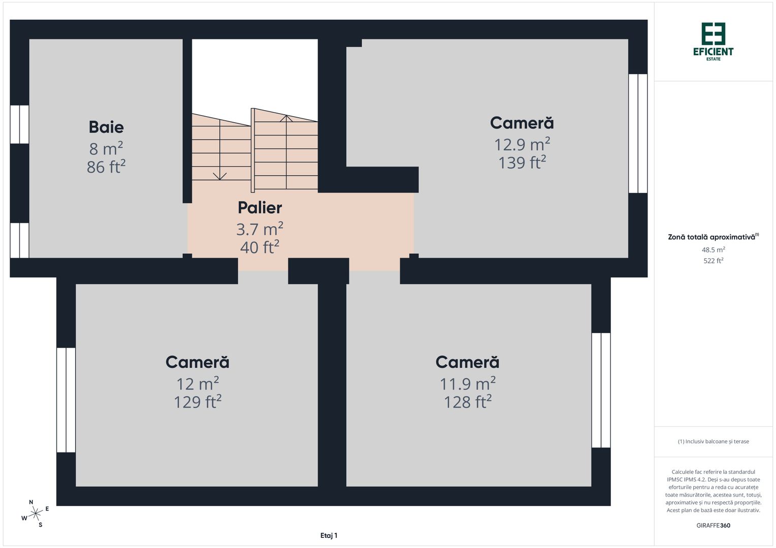 Duplex nou 4 camere și 400 mp teren - Zona Moșnița Veche - Timișoara - Poză 27