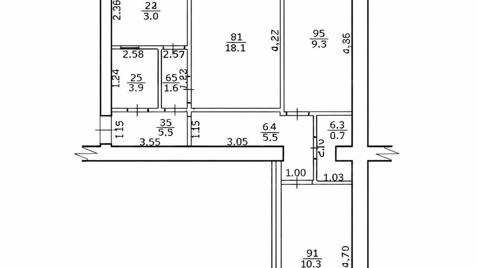 Vânzare, apartament, 3 camere, strada George Cosbuc, Centru. - Poză 9