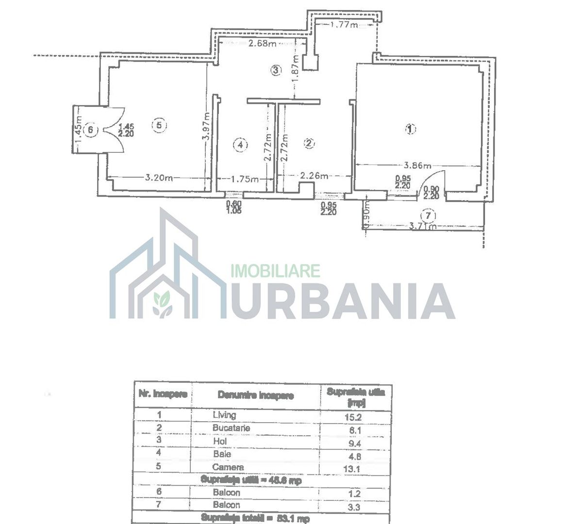 Apartament 2 camere de închiriat – Lagom Apartments, Valea Lupului – Rediu - Poză 17