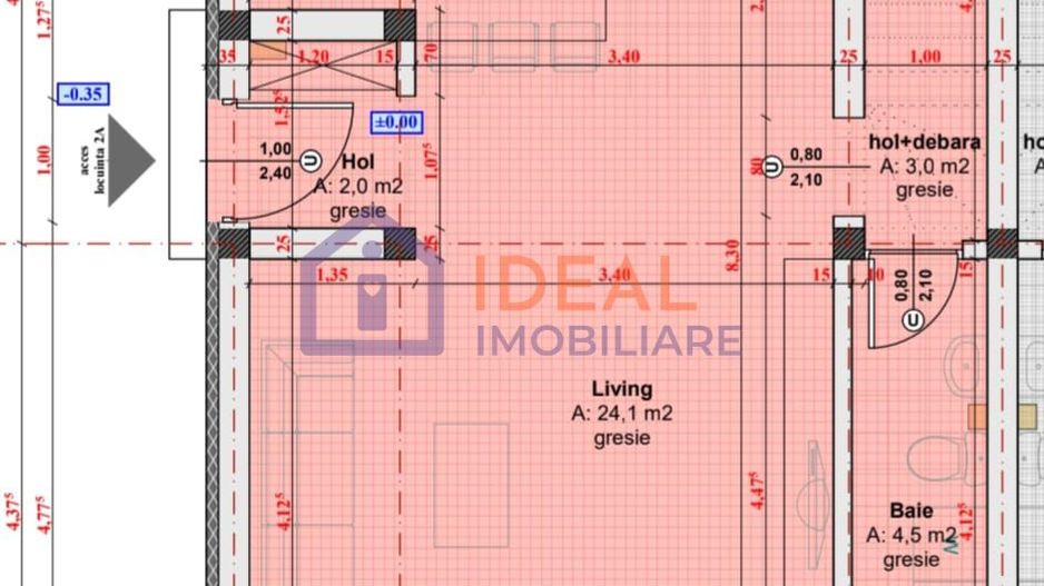 Casa tip quadruplex cu 4 camere in Calea Cisnadiei, zona Casa de Apa - Schiță 8