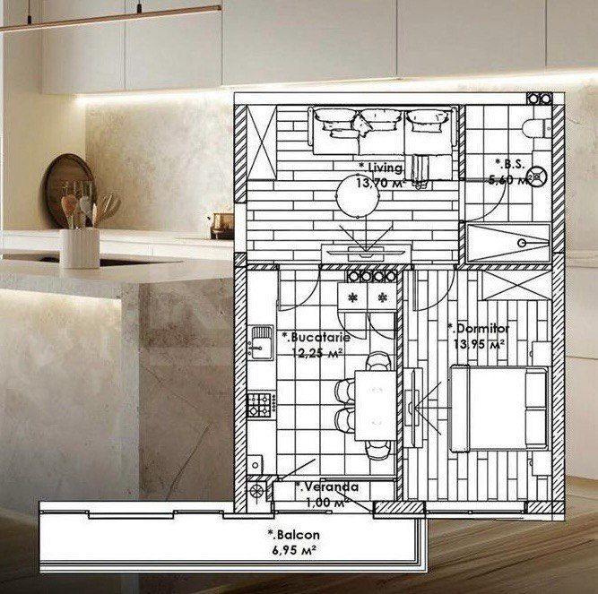 Vânzare, apartament, 2 camere, strada Circului, Râșcani - Poză 6