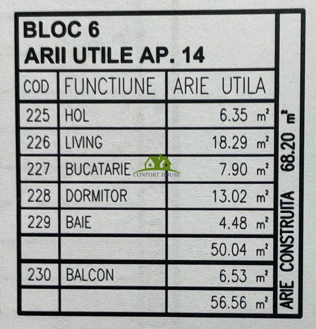 Apartament 2 camere, bloc nou, P+3, Ap.14, Et.2, Bl.6 - CP2462259 - Poză 7