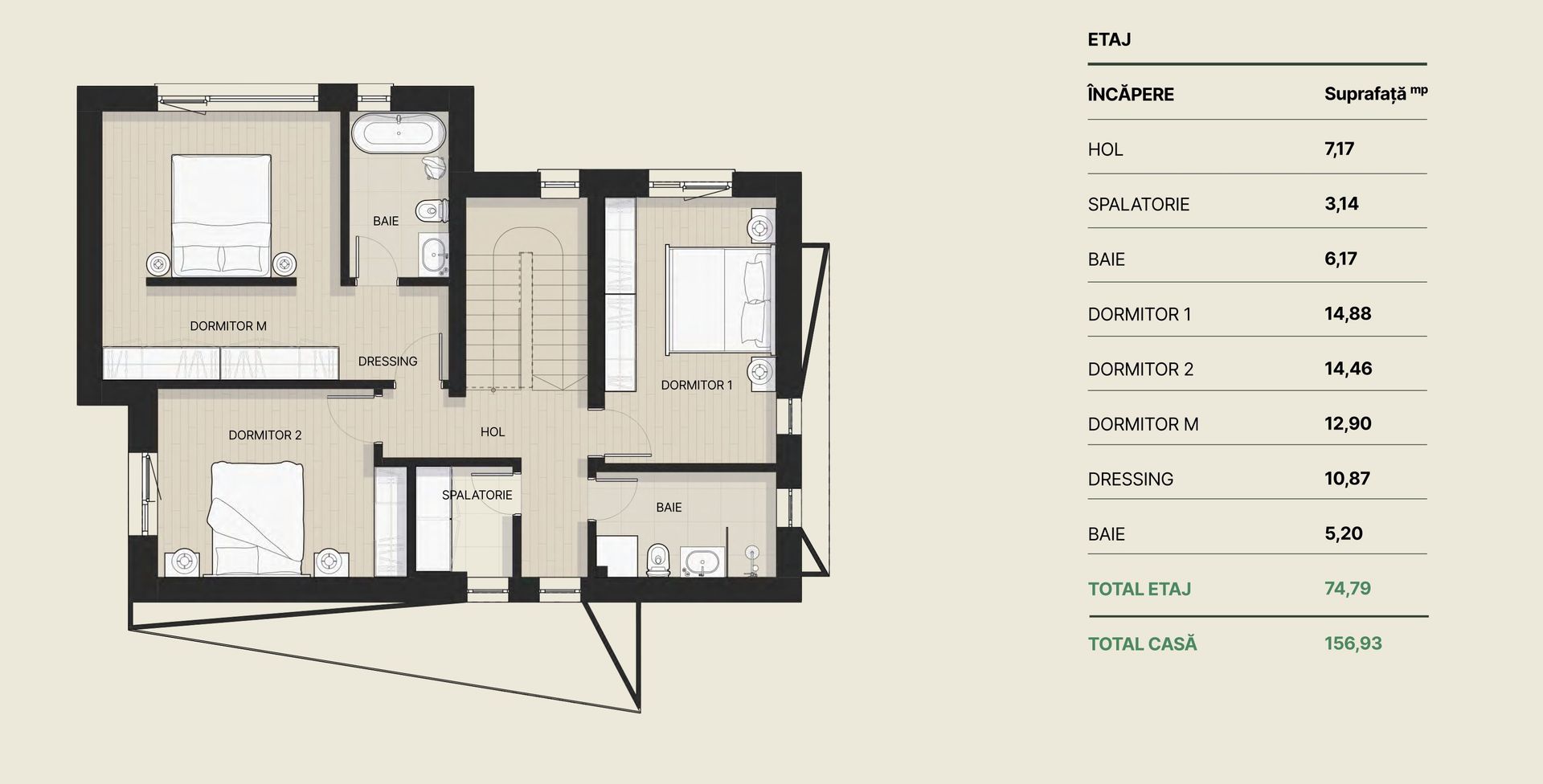 VILA PREMIUM LA PADURE | SUSTENABILA | EFICIENTA ENERGETIC | MOGOSOAIA - Poză 14